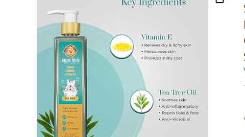 Best Ayurvedic Shampoos for Dogs: Dogsee Veda odor control tea tree dog shampoo