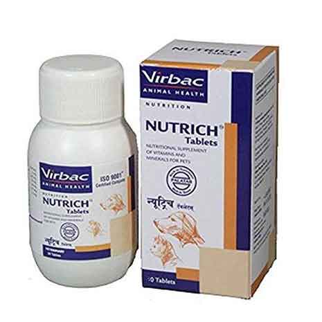 Virbac Nutrich MultiVitamins Supplements for dogs
